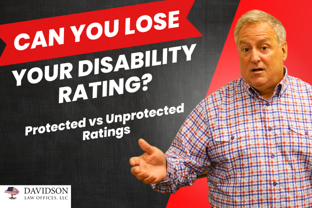 VA Disability Rating Protection